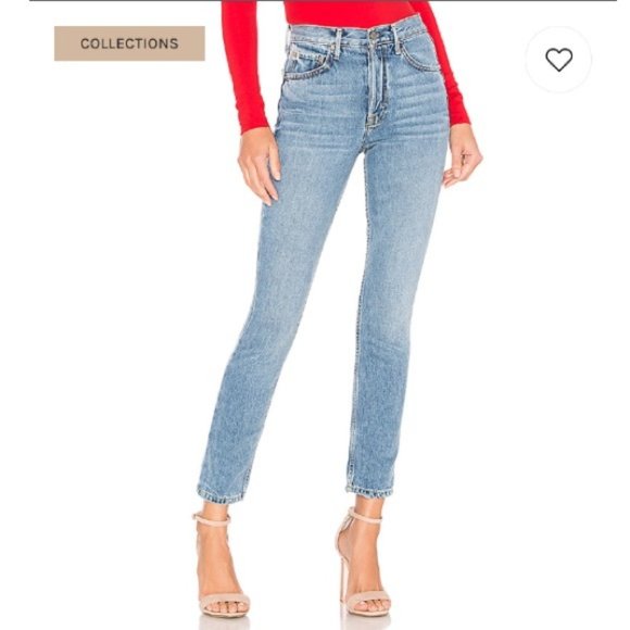 NWT Karolina High-Rise Skinny Crop Jean GRLFRND - Picture 4 of 8